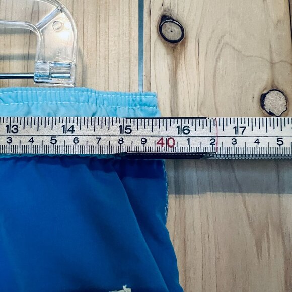 American Eagle Swim Shop Mens Colorblock Swim Trunks W/ Pocket Size L Multi - Picture 3 of 6